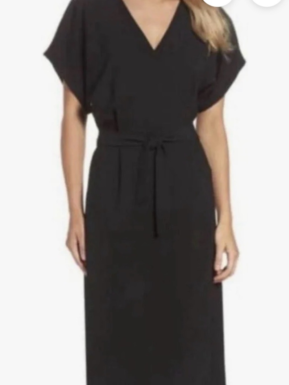 Felicity & Coco V-Neck Tie-Waist Dress